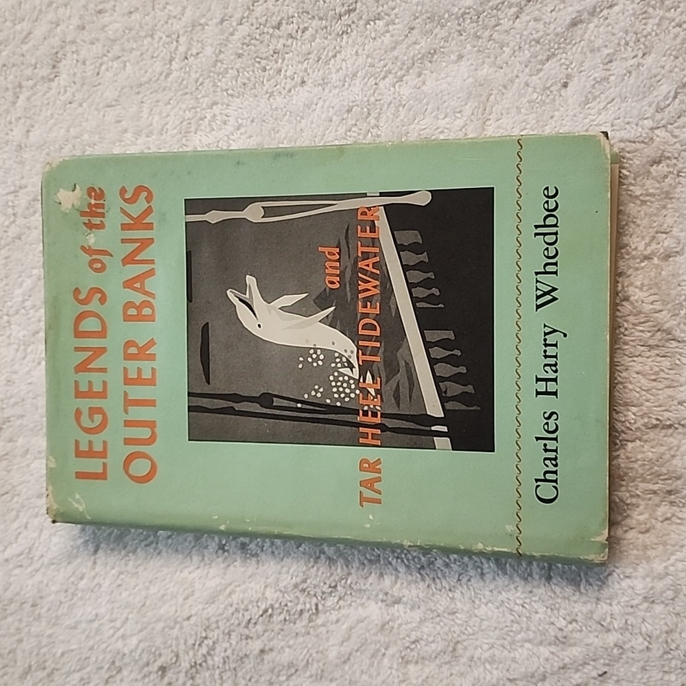 Outer Banks  Vintage book Legends of the Outer Banks HCDJ 1974